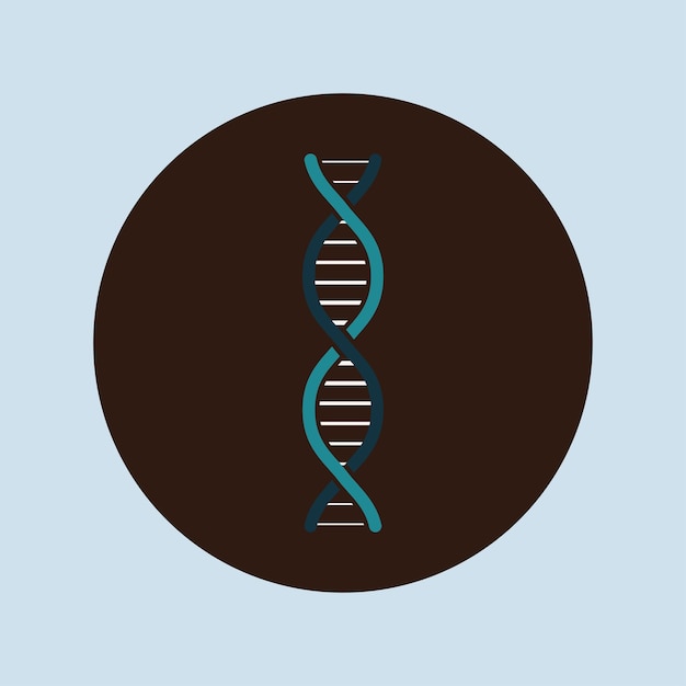 DNA pictogram ontwerp vectorillustratie