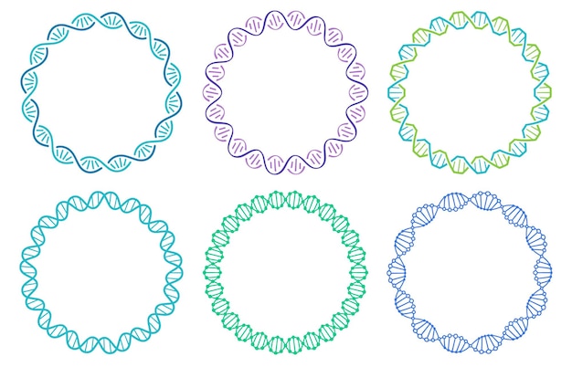 Dna-spiraalframeset