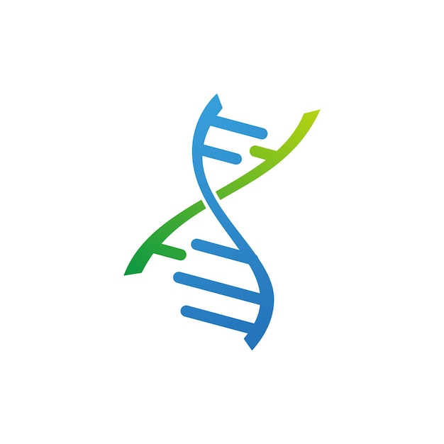 DNA teken logo vector afbeelding