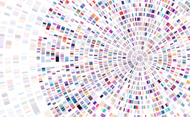 Dna test infographic genome sequence map