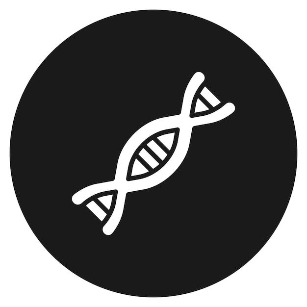 Dna vector icon can be used for crime and law iconset