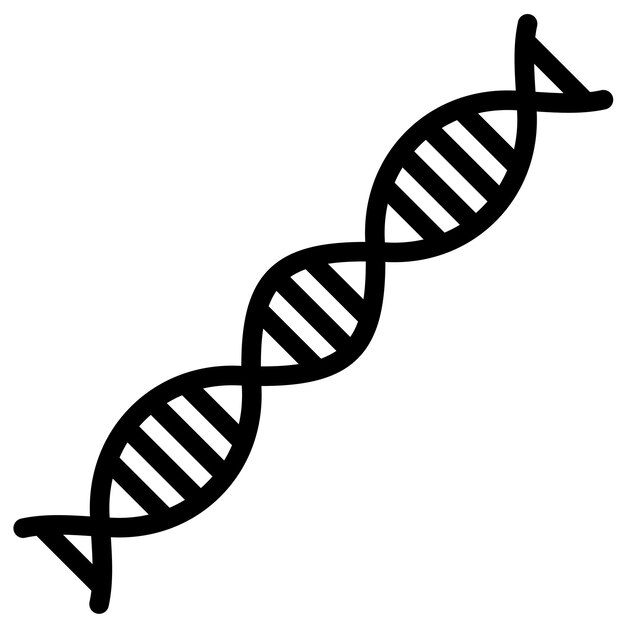 DNA vector icoon illustratie van de geneeskunde icoon set