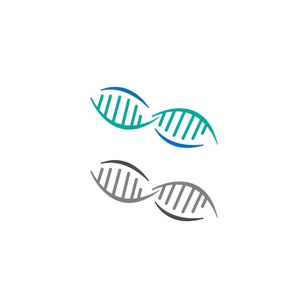 DNAGenetic sign logo icon design vector