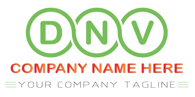 DNV Letter Logo Design