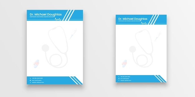 Doctor business letterhead template