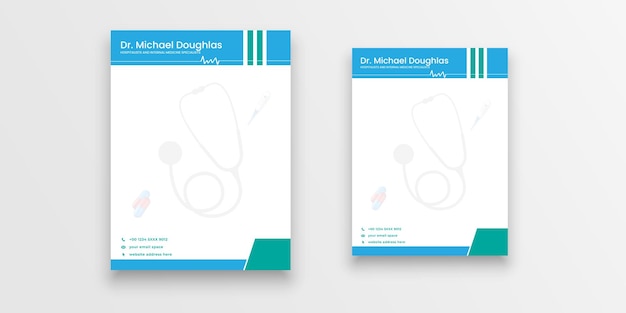 Doctor business letterhead template