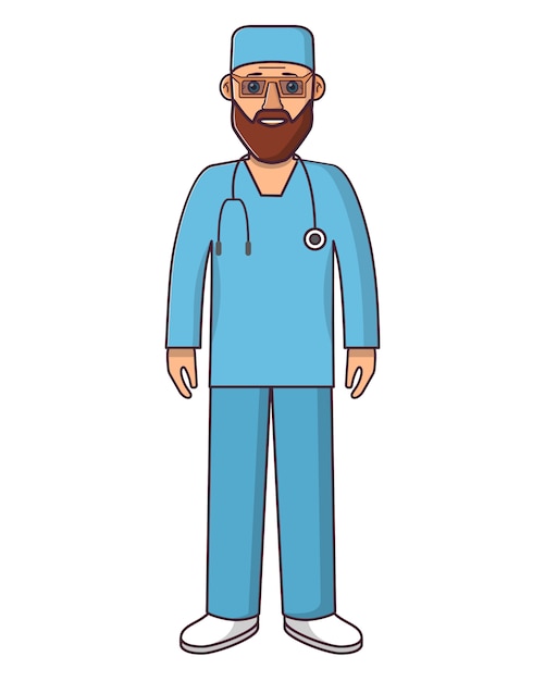 Doctor cartoon character