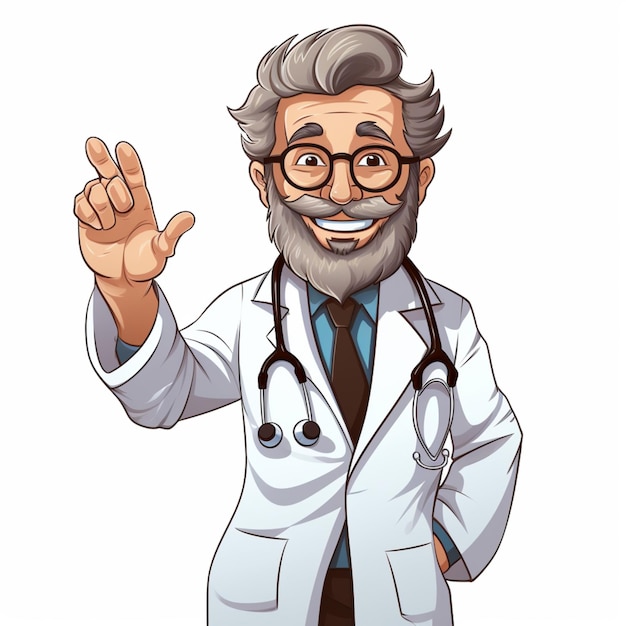 Doctor cartoon vector