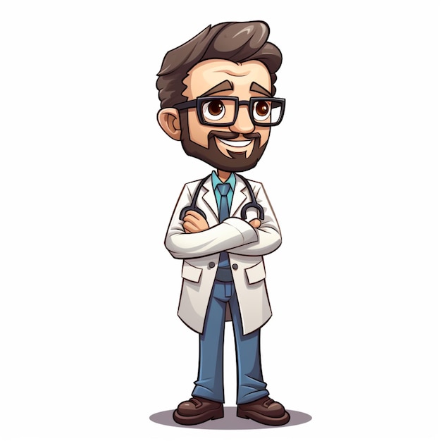 Doctor cartoon vector