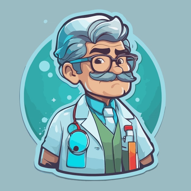 Vector doctor cartoon vector