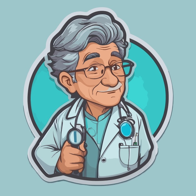 Vector doctor cartoon vector