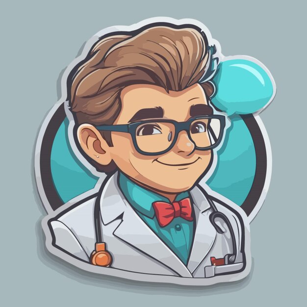 Vector doctor cartoon vector