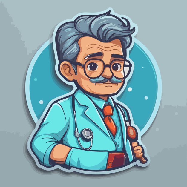 Doctor cartoon vector