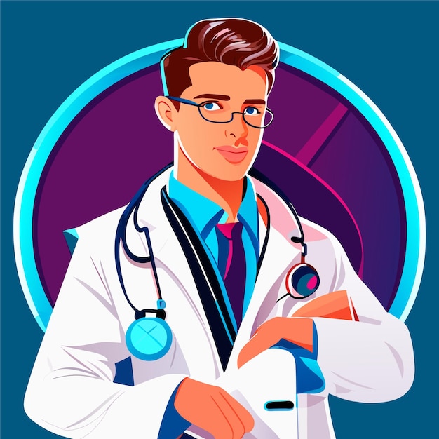 Doctor character background design