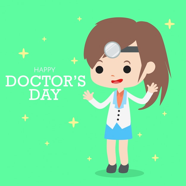 Doctor day illustration