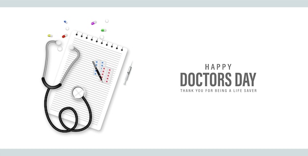 Doctor day vector illustration