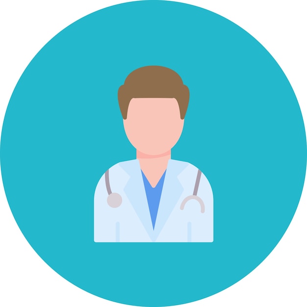 Vector doctor flat illustratie