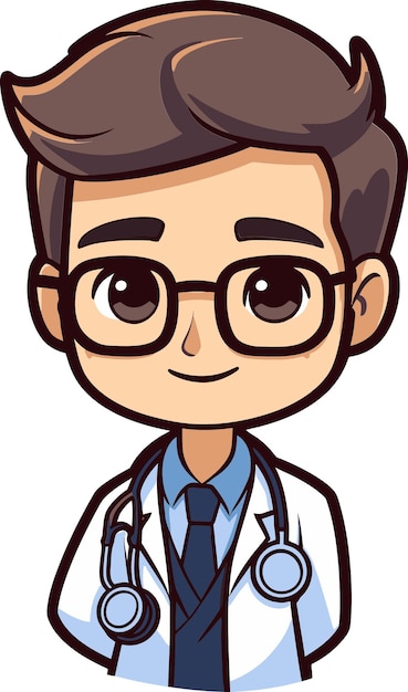 Vector doctor illustrations graphic medical narrates vectorized caretakers doctor vectors