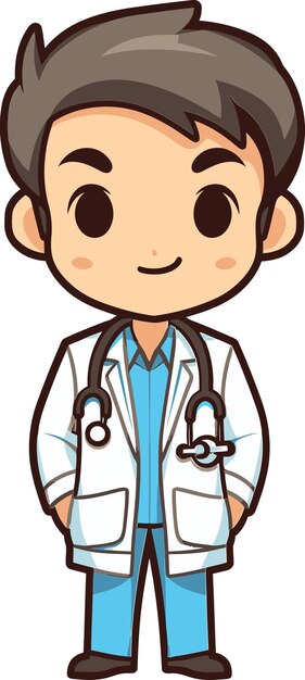 Vector doctor illustrations vibrant medical vectors vectorized healthcare heroes doctor graphics