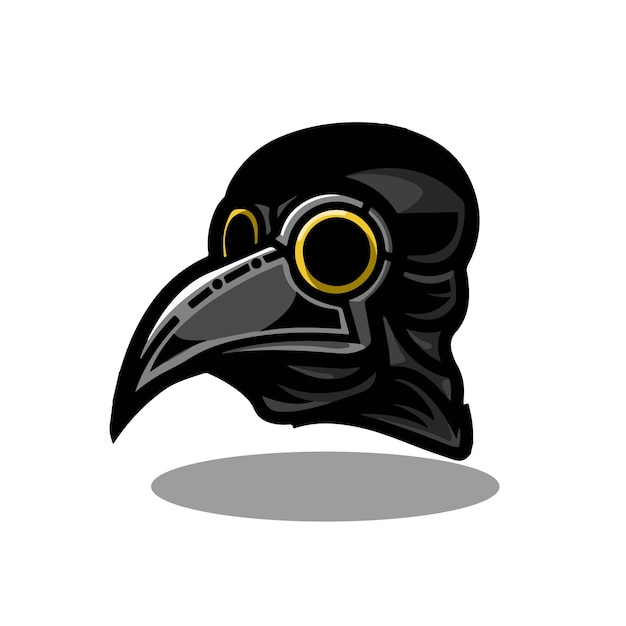 Doctor plague mask for logo and brand