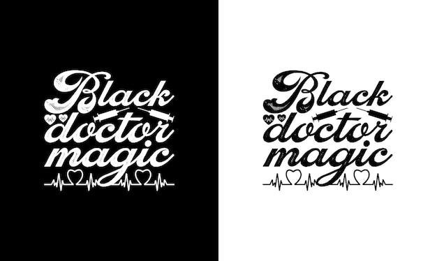 Doctor Quote T 셔츠 디자인, 타이포그래피
