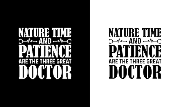 Doctor Quote T-shirtontwerp, typografie