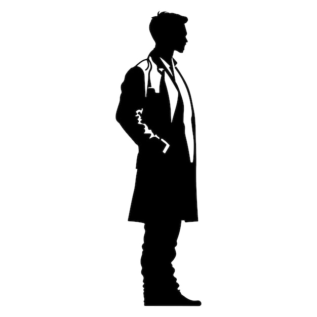 doctor silhouette vector file