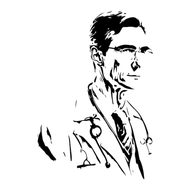 Doctor silhoutte vector file