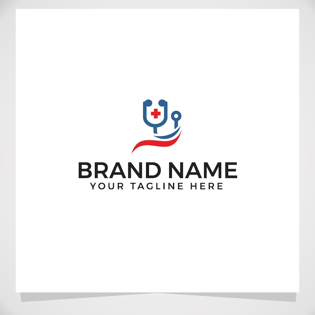 Doctor stethoscope logo template