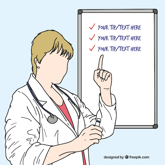 Doctor tips Template Illustration