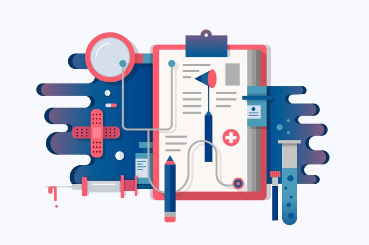Vector doctor tools design flat