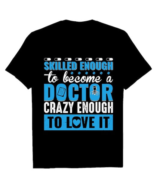 닥터 타이포그래피 티셔츠 디자인