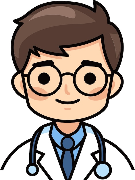 Doctor Vector Artistry Medical Expressions Vectorized Doctors Crafted Medical Narrates