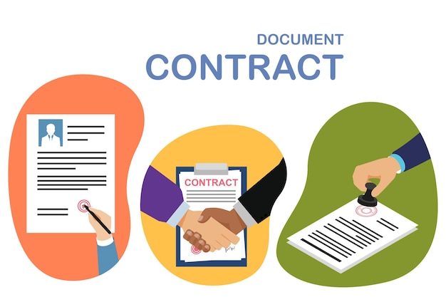 Vector document contract