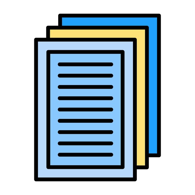 Document Flat Illustration