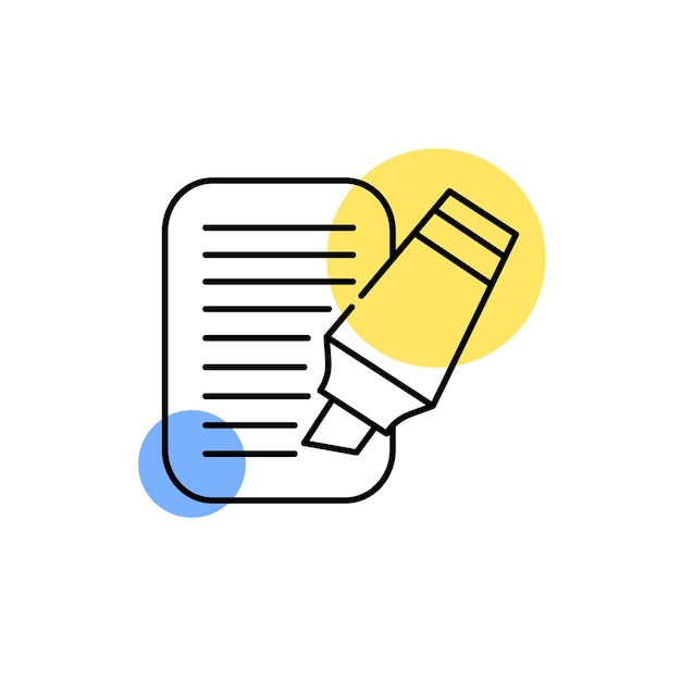 Document Highlighter Icon