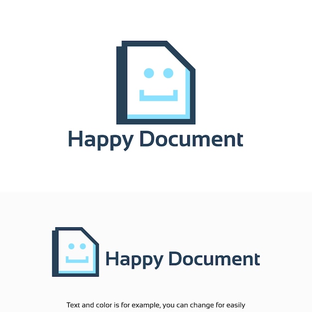 Document Logo-ontwerpsjabloon