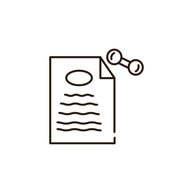 document vectortype pictogram