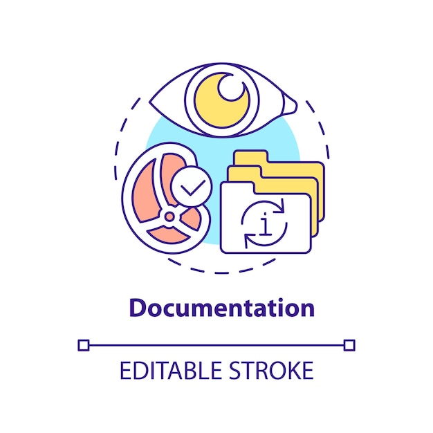 Documentation concept icon