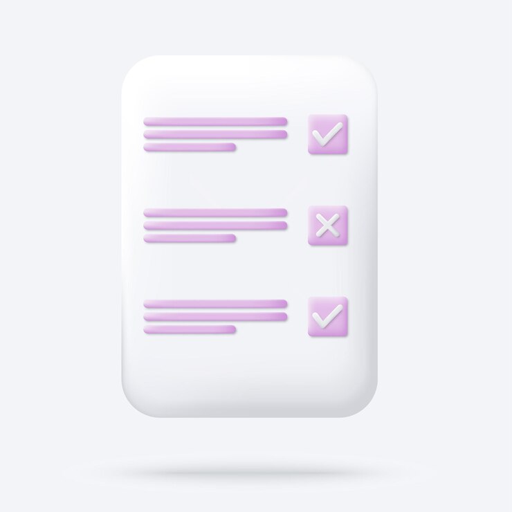 Vector documents icon. paper sheet. confirmed or approved document. business icon. 3d vector illustration.