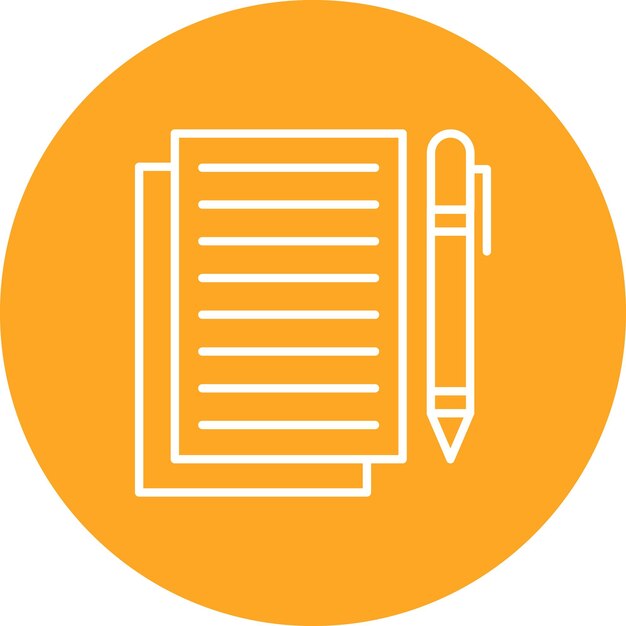 Documents icon vector image Can be used for Crime and Law