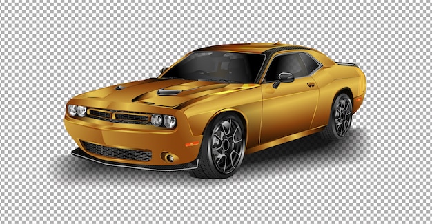 Vettore dodge challenger srt