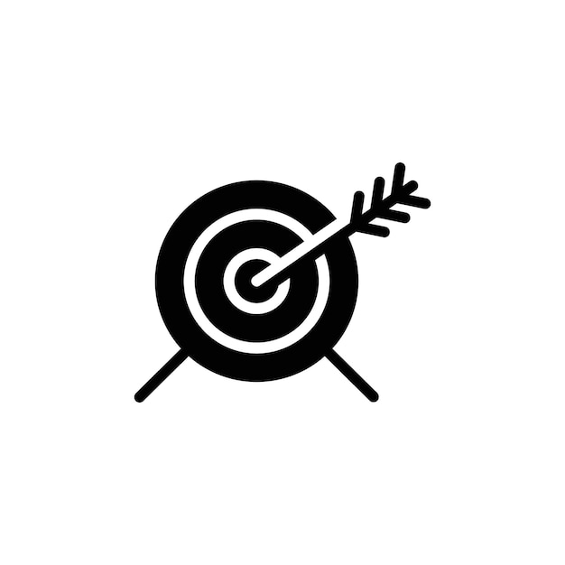 doelstellingen icoon logo teken set vector omtrek