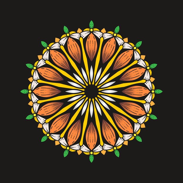 Vector doerian mandala