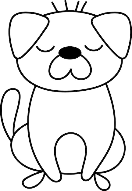 Dog Animal Outline