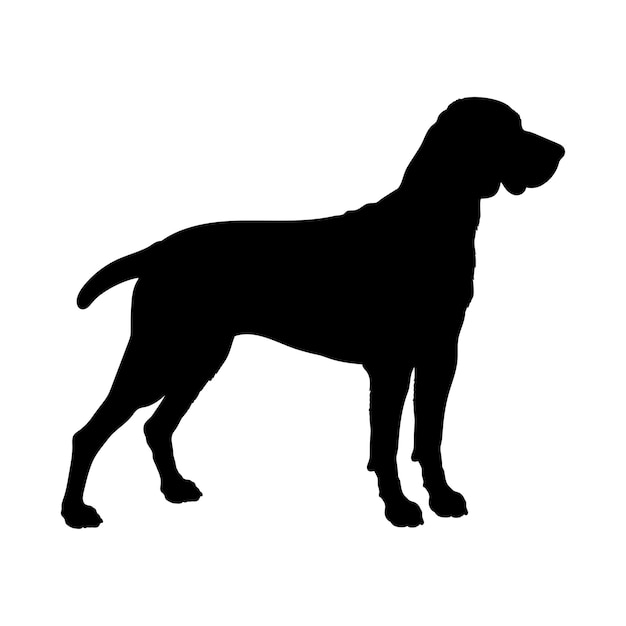 Dog Ariege Pointer silhouette dog breeds logo dog monogram vector