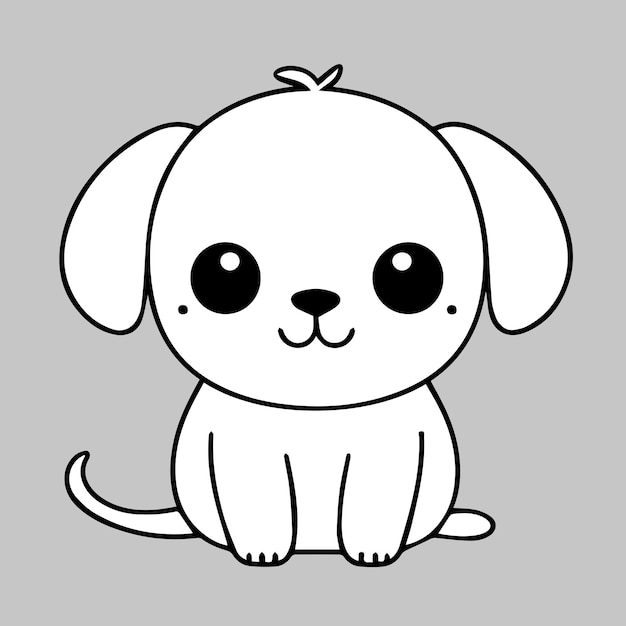 Dog art vector design