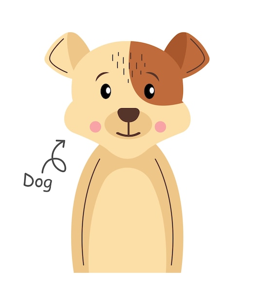 Dog Cartoon character Vector