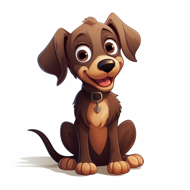 Dog cartoon vector