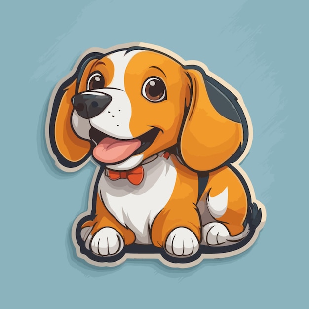 Dog cartoon vector